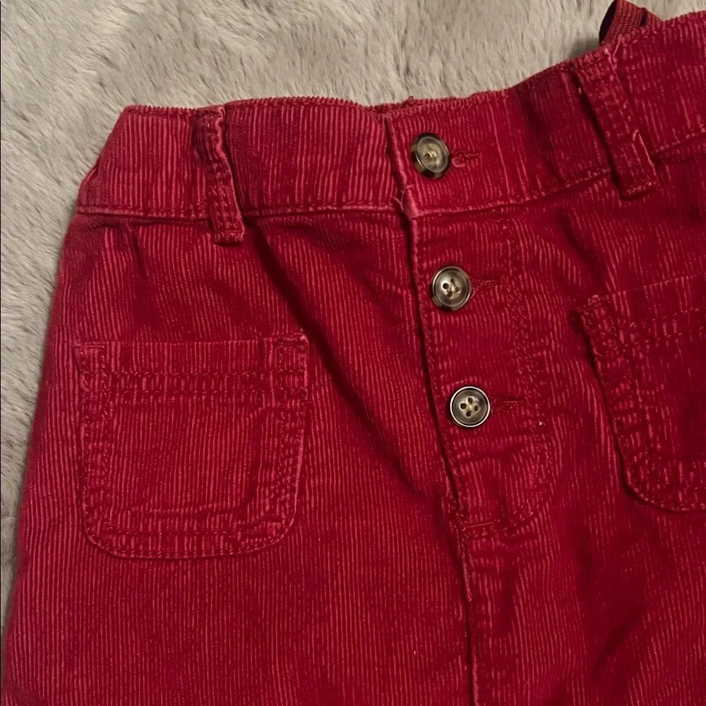 Carter's Red Corduroy Skirt